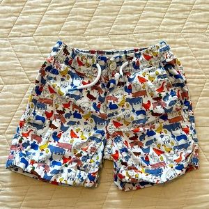Mini Boden farm animal shorts
